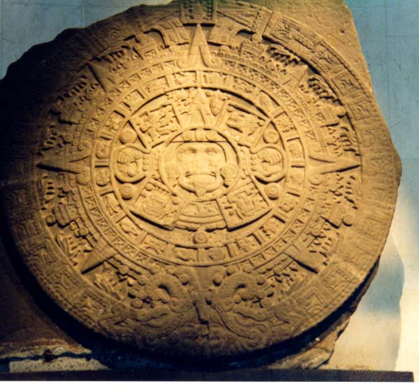 Aztec sun stone